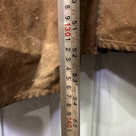 DRIZA-BONE Australian Brown Oilskin &‎ Cotton Deluxe Riding Coat-Size 8 Cowboy - Picture 12 of 12